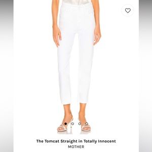 MOTHER Superior Denim, The Tomcat Straight in Totally Innocent.